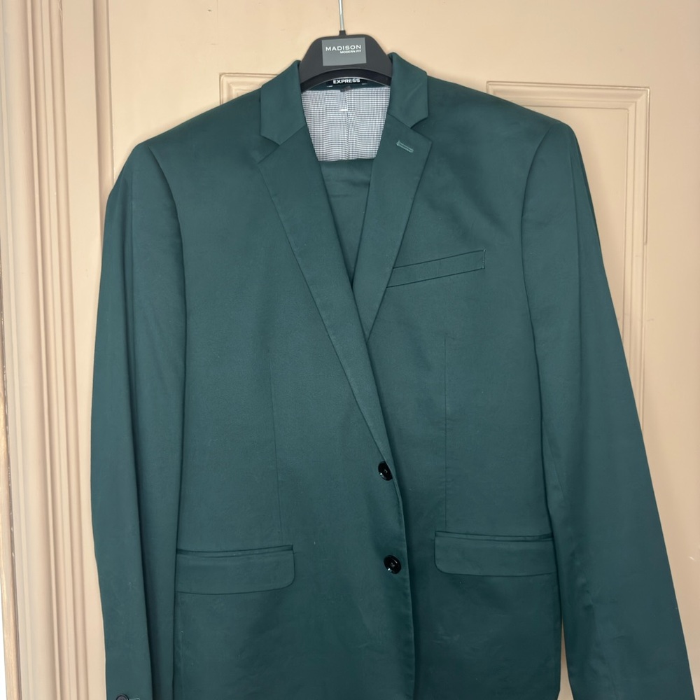 Express Men's Teal Suit Jacket